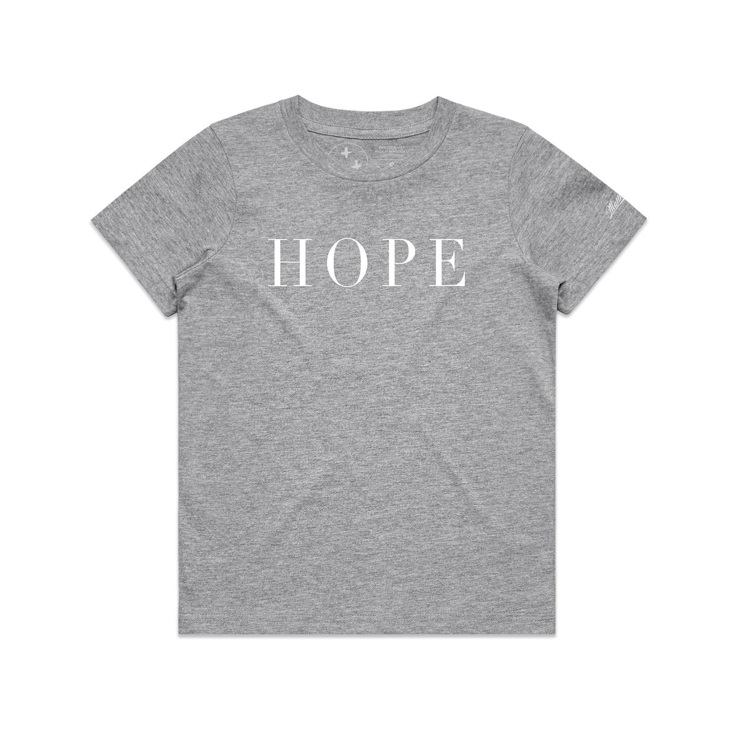 HOPE (Matthew 18:5) Adoption Kids/Youth T-Shirt